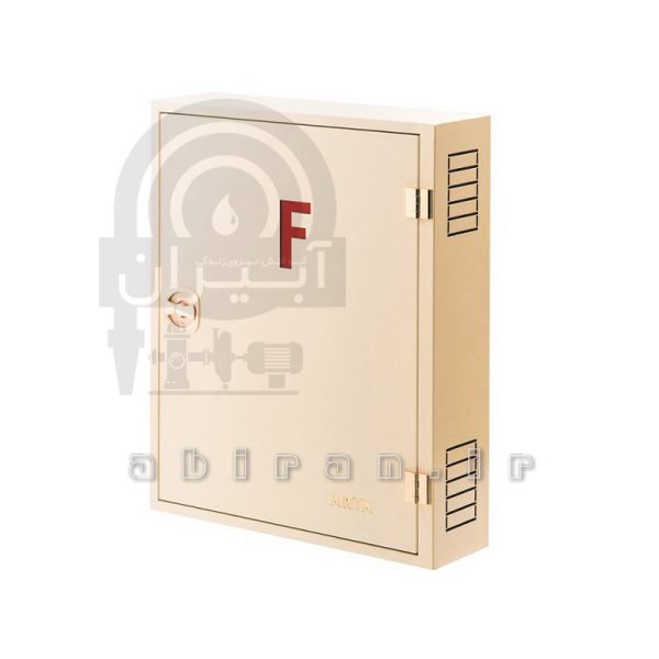 جعبه آتش نشانی تک کابین روکار آریا کوپلینگ آهنی سفید سایز ۱۷*۶۰*۵۰