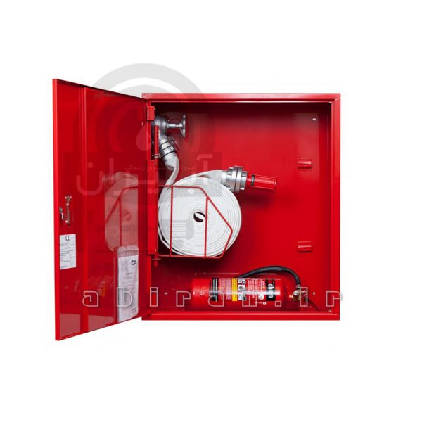 جعبه آتش نشانی گالوانیزه قرمز تک کابین کارگاهی سایز ۱۷*۷۵*۶۰